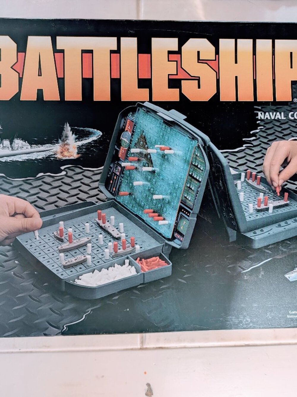 VTG 1998 Battleship Board Game #4730 Milton Bradley Hasbro Complete 90s Game Toy